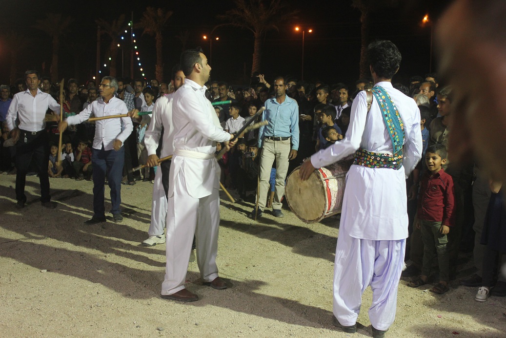 برگزاری جشن در شب های نوروزی جیرفت و عنبرآباد