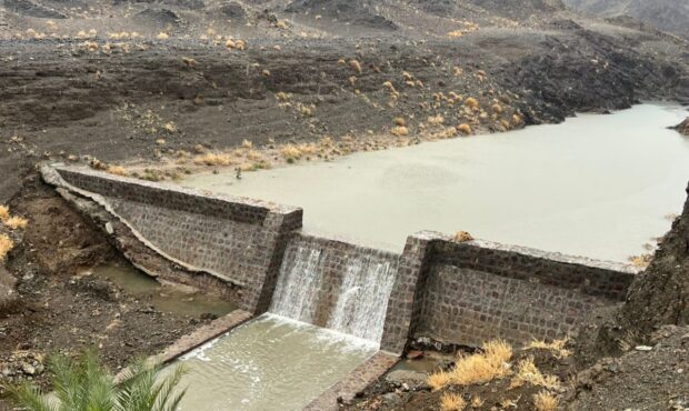 آبگیری ۱۰۰ درصدی پروژه‌های آبخیزداری جنوب کرمان در بارندگی‌های اخیر